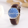 new style high quality elegant classic number mens leather trend design quartz watch